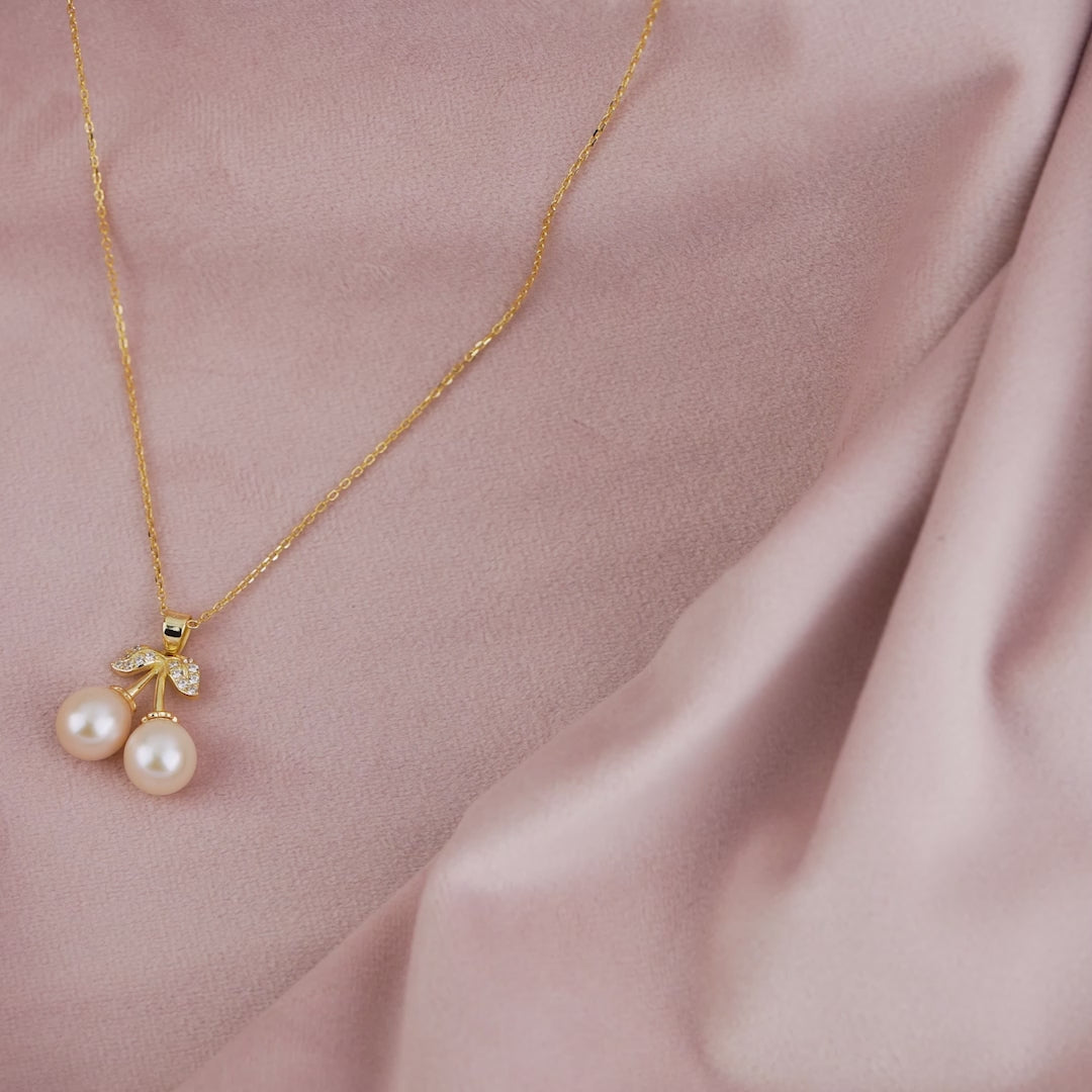 Sparkle gold coated Silver Chain With Pendant